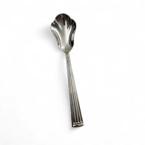 SAVANNAH Pfaltzgraff Schematics Mackenzie flatware pattern - Sugar Shell Spoon.